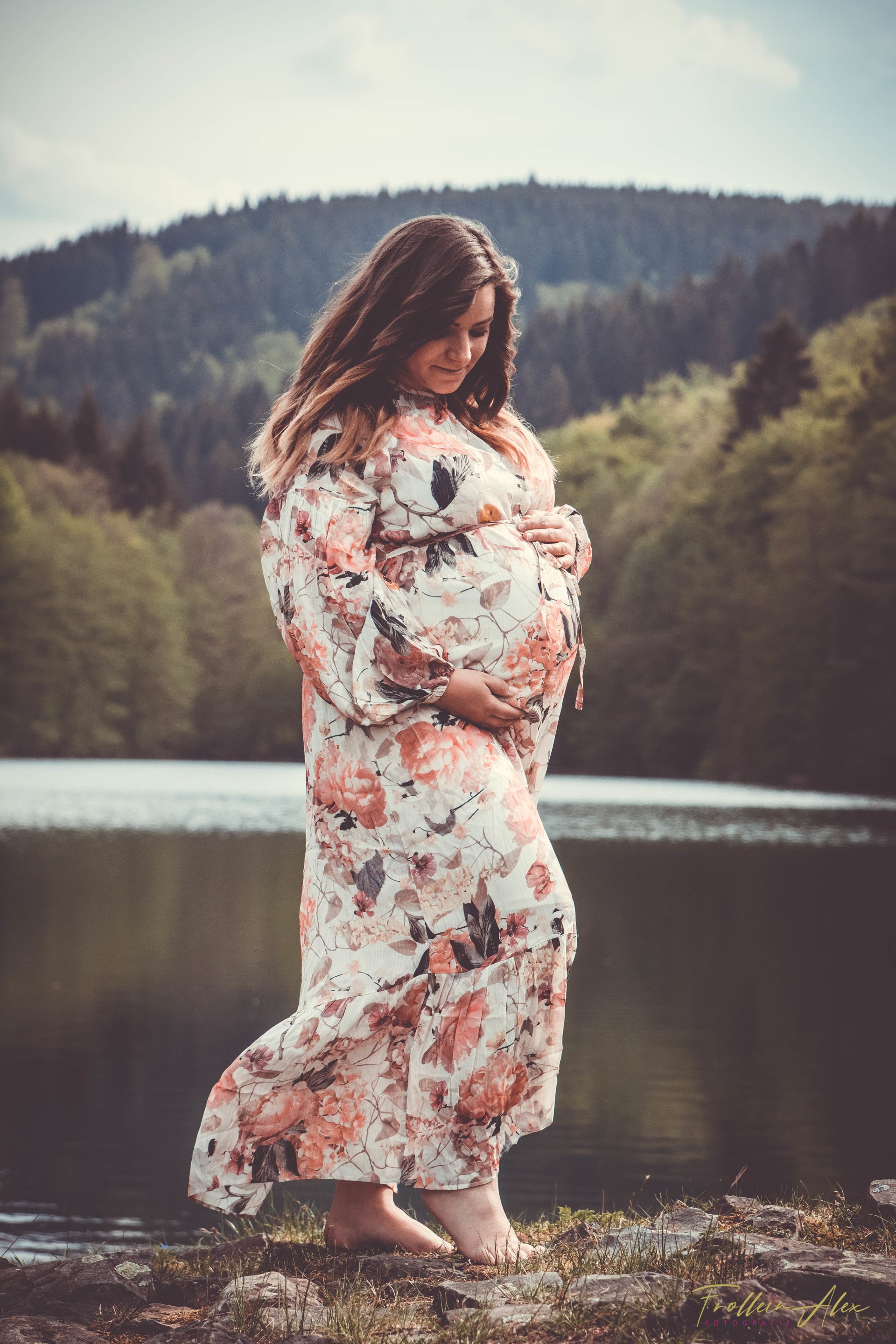 Babybauch Fotoshooting mit Linda